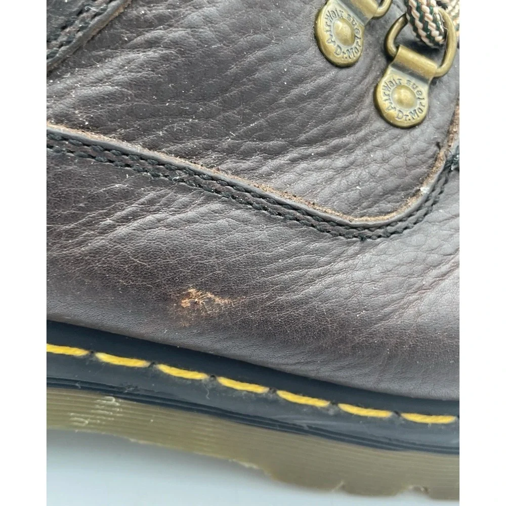 Dr. Doc Martens Boots Brown DM Leather Work (11303) Chunky AW004 Men's 11 US Y2K